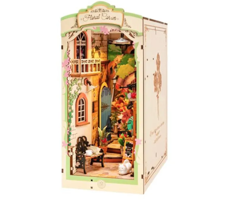 Robotime Book Nook – Floral Corner