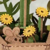 Robotime Rowood Wooden Bloom Craft – Orange Tulip