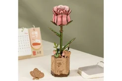 Robotime Rowood Wooden Bloom Craft – Pink Lily