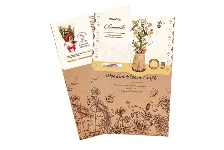 Robotime Rowood Wooden Bloom Craft – Chamomile