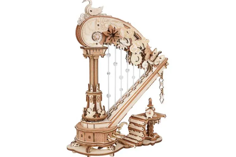 ROKR Magic Harp Music Box Wooden 3D Puzzle