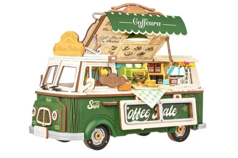 Rolife Leo’s Coffee Truck 3D Wooden Puzzle