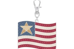 Rotary Cutter Quilting Enamel Zipper Pull Charm