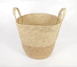 Round Basket with Handles – Large