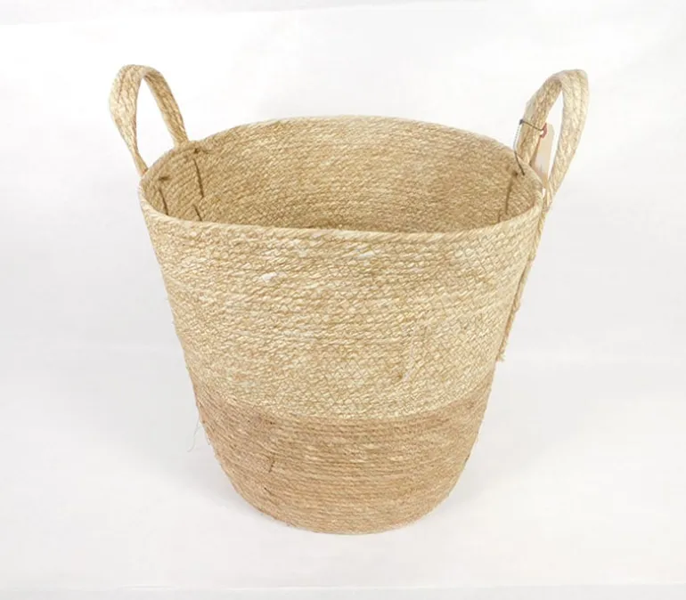Round Basket with Handles – Large