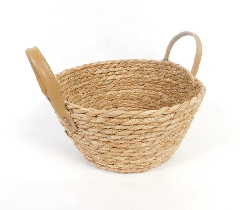 Round Basket with Handles – Large