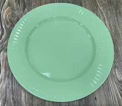 Round Metal Plate – Mint
