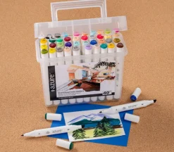 Royal Azure Dual Tip Marker Set (view sets)