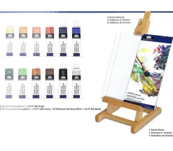Royal Brush Acrylic Easel Set – 20 Piece