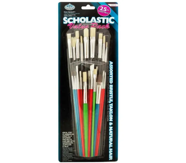 Royal Brush Sponge Set – 25-Piece Assorted Painting Sponges