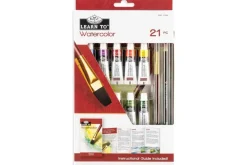 Royal Brush Watercolor Learn To Paint Set – 21 Piece
