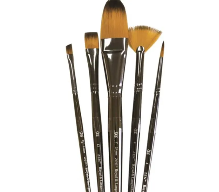 Royal Brush Zen Oval Wash Brush Set – 5 Piece