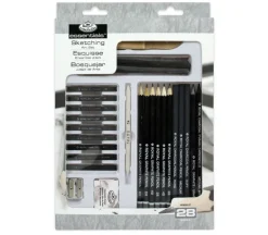 Royal Essentials Drawing and Sketching Art Sets – Sketching – 28 Piece