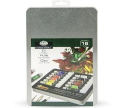 Royal Essentials Medium Art Tin Sets – Oil – 16 Piece