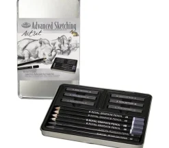Royal Graphite Drawing Tin Set – 13 Piece