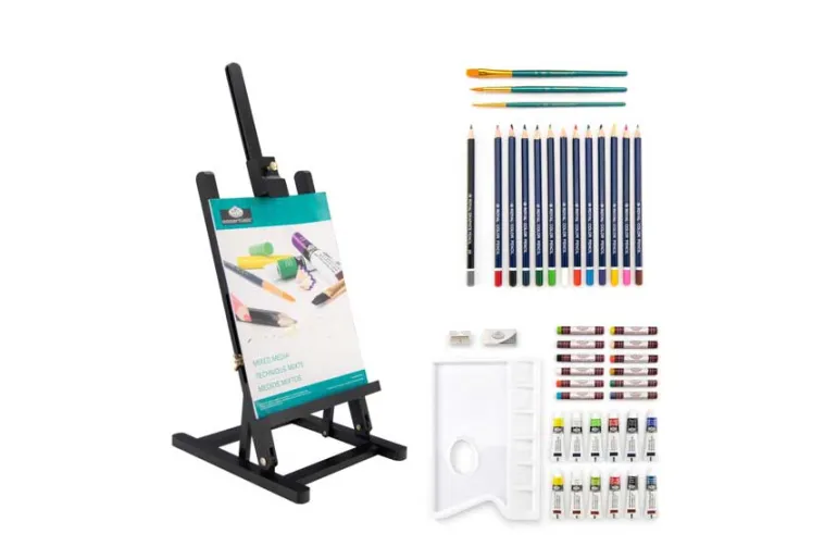Royal & Langnickel Essentials Mixed Media 3-Tier Art Set 100pc