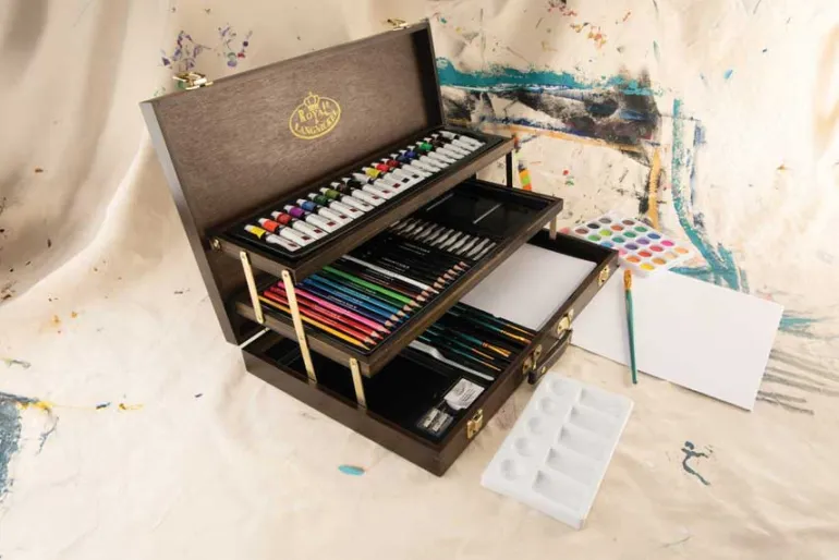 Royal & Langnickel Essentials Mixed Media Art Set & Case 164pc