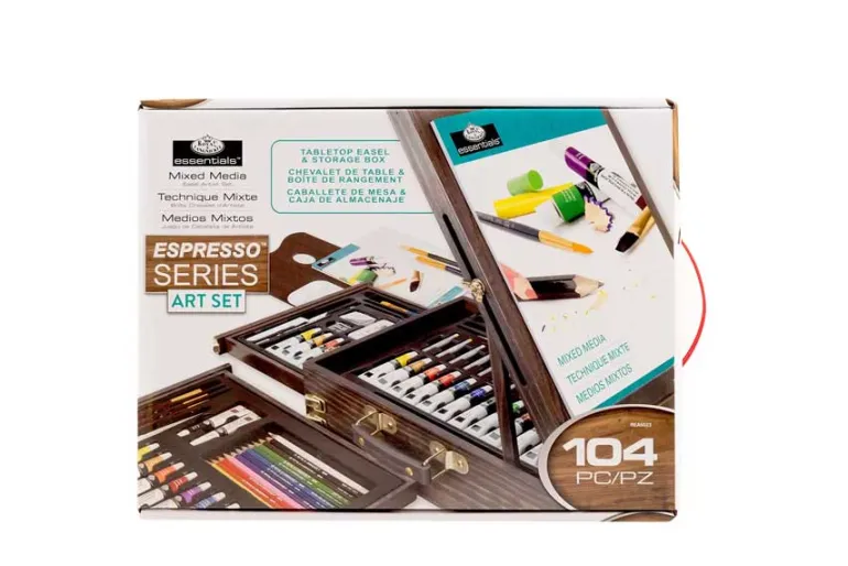 Royal & Langnickel Essentials Mixed Media Art Set & Case 164pc