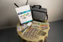 Royal & Langnickel Essentials Mixed Media Art Set & Easel 151pc