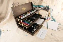 Royal & Langnickel Essentials Mixed Media Art Set & Easel 45pc