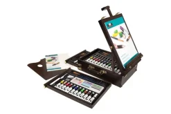 Royal & Langnickel Essentials Mixed Media Art Set & Easel 104pc