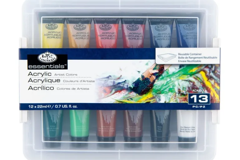 Royal & Langnickel Essentials Acrylic Paint Set – 12pc 22ml