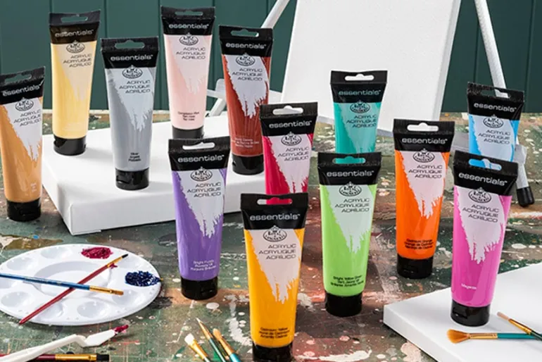 Royal & Langnickel Essentials Acrylic Paints – 120ml/4oz Tubes