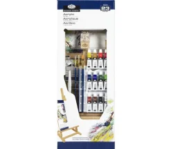 Royal Large H Frame Easel Acrylic Painting Art Set – 23 Piece