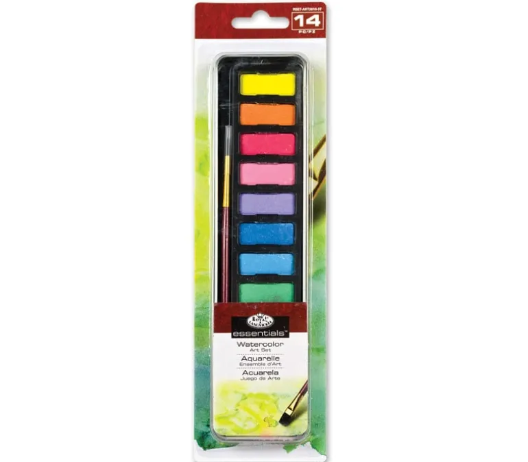 Royal Mini Tin Art Set – Color Cake Watercolor Set 6-Piece