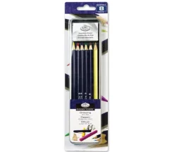 Royal Mini Tin Art Set – Watercolor Pencil and Brush