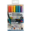 Royal .7mm Reversible Tip Acrylic Marker Set – 6 Piece – Rainbow