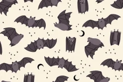 Ruby Star Freaky Familiars Fat Bats on Natural