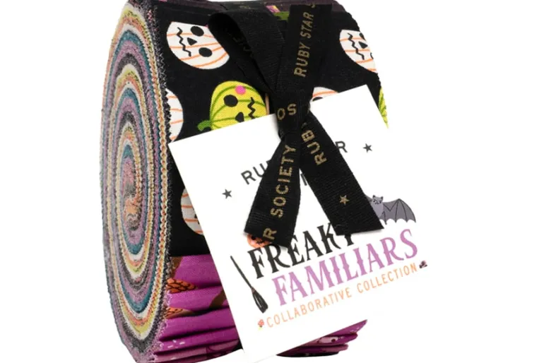 Ruby Star Freaky Familiars 2 1/2-inch strip roll, 40 count