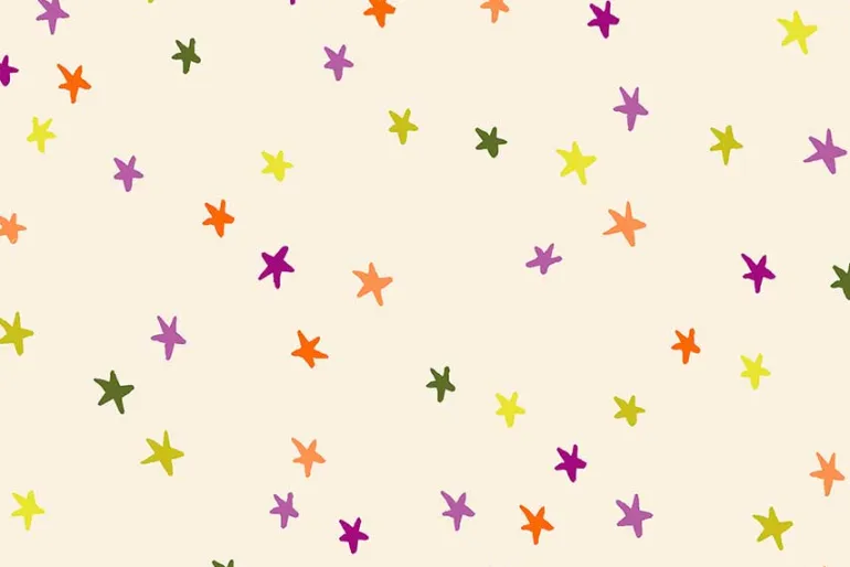 Ruby Star Freaky Familiars 2 1/2-inch strip roll, 40 count