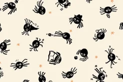 Ruby Star Freaky Familiars Witchy Accessories on Pumpkin
