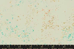 Ruby Star Speckled Metallic Succulent Gold Fabric