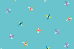 Ruby Star Washi Plus Plus Points Novelty Tape Turquoise