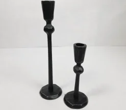 Rustic Metal Candle Holder – 7.5-inch