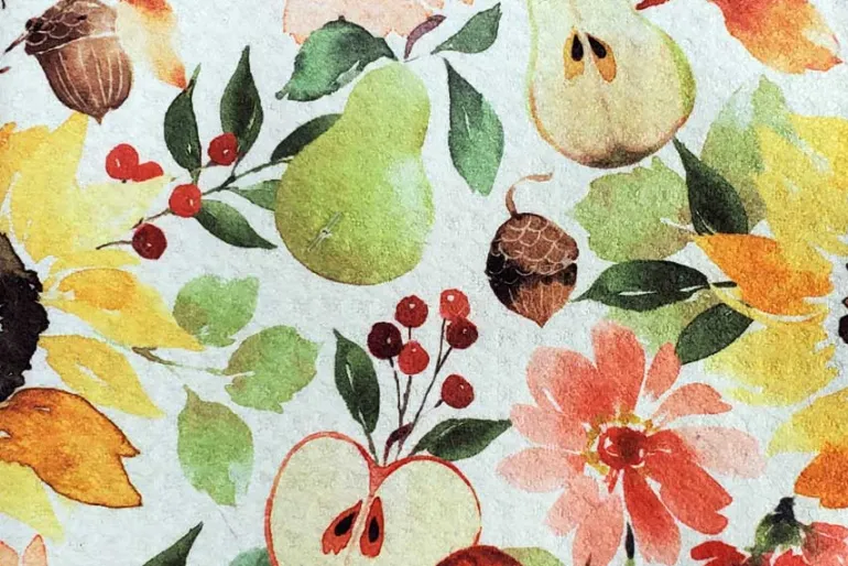 Sage Tree Gathering Tea Towel