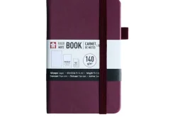 Sakura 140gsm A5 Hardcover Dotted Notebook – Red Plum Blossom