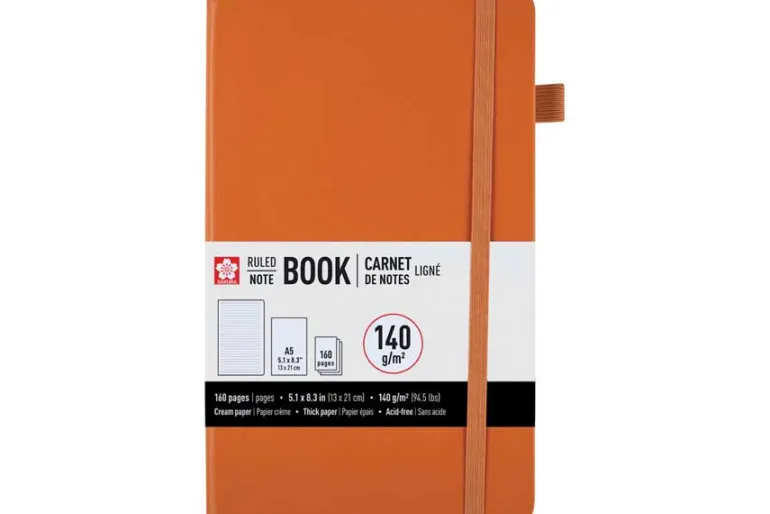 Sakura 140gsm Pocket Hardcover Ruled Notebook – Pine Needle