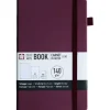 Sakura 140gsm Pocket Hardcover Ruled Notebook – Black