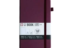 Sakura 140gsm Pocket Hardcover Ruled Notebook – Black