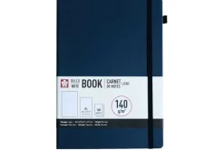 Sakura 140gsm Pocket Hardcover Ruled Notebook – Black