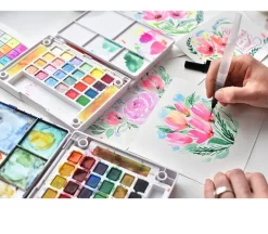 Sakura Koi Field Sketch Watercolor Box – 24 Color