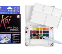 Sakura Koi Field Sketch Watercolor Box – 24 Color