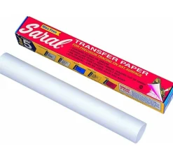 Saral Wax-Free Transfer Paper – 12-inch x 12-feet – White
