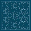 Sashiko Sampler Traditional Design Onoe-Gasane on Navy