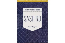 Sashiko Sampler Traditional Design Onoe-Gasane on Navy