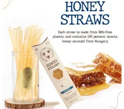 Savannah Bee Company Honey Straws – 12 Piece
